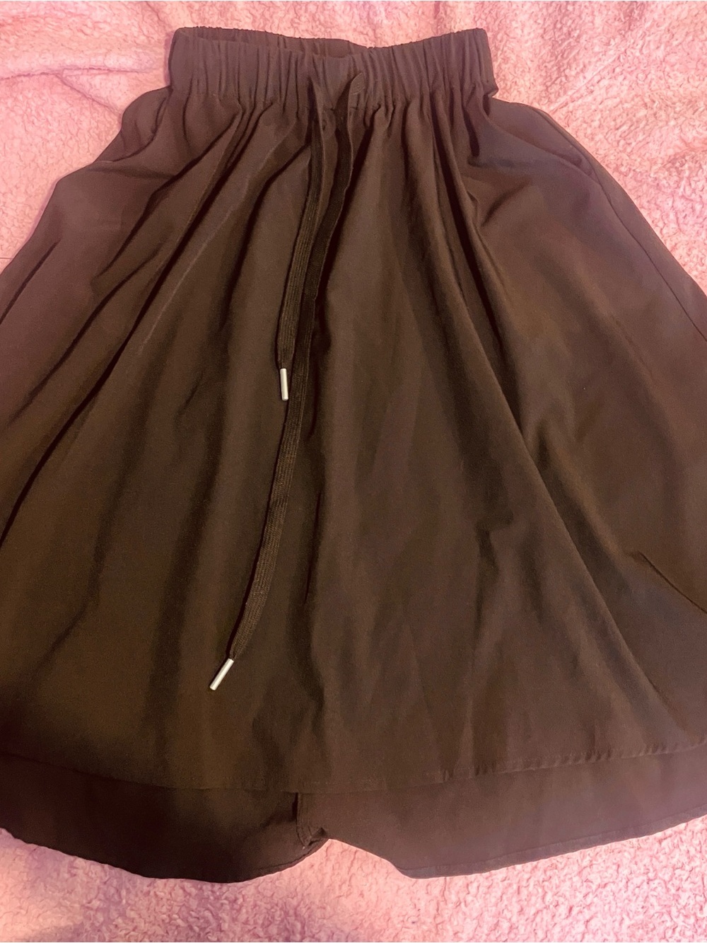 Rue21 Black A-Line Drawstring Skirt